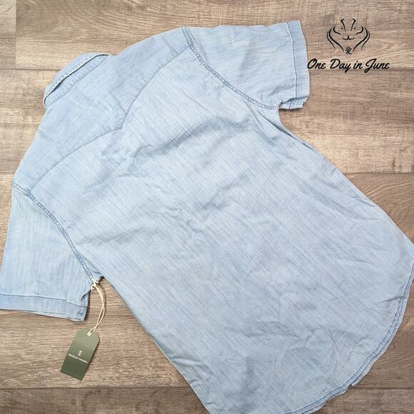 Mutual Weave Snap Front Top Size M - Picture 5 of 5